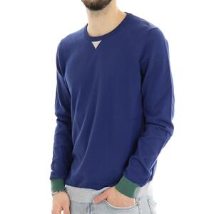 MAGLIA CONTRASTI BLU